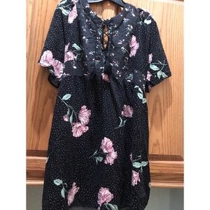 Flower Polka dot dress